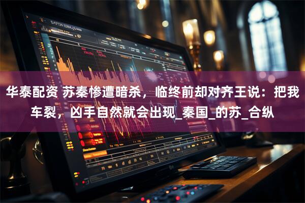 华泰配资 苏秦惨遭暗杀，临终前却对齐王说：把我车裂，凶手自然就会出现_秦国_的苏_合纵