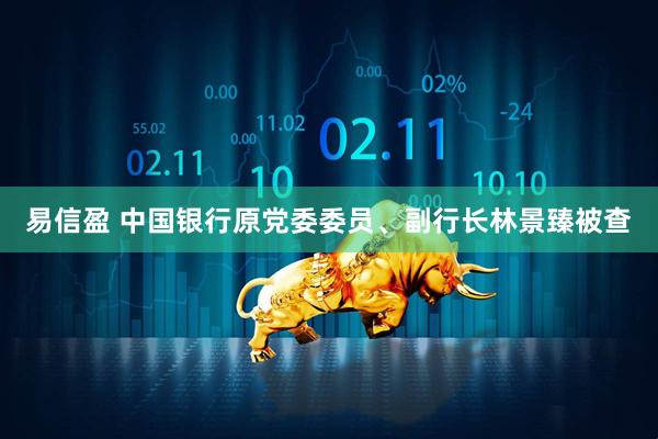 易信盈 中国银行原党委委员、副行长林景臻被查
